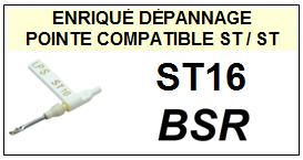 BSR ST16  Pointe Diamant rversible (stereo / stereo) <BR> <small>st/st/78tr 2014-09</small>