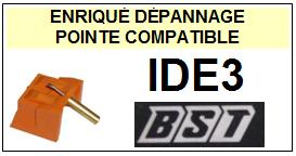 BST<br> IDE3 ID-E3 Pointe sphrique pour tourne-disques <BR><small>a 2015-03</small>