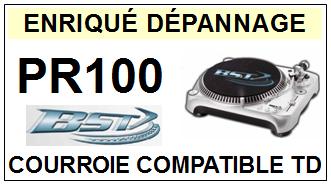 BST-PR100-COURROIES-COMPATIBLES