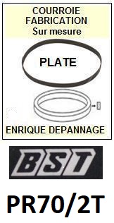 BST-PR70/2T-COURROIES-ET-KITS-COURROIES-COMPATIBLES