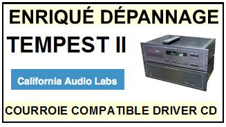 CALIFORNIA AUDIO LABS-TEMPEST II-COURROIES-ET-KITS-COURROIES-COMPATIBLES