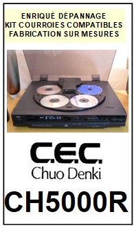 CEC-CH5000R-COURROIES-COMPATIBLES