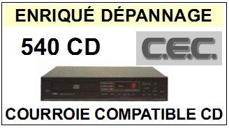 CEC CHUO DENKI-540CD-COURROIES-COMPATIBLES