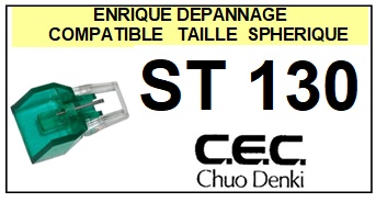 CEC CHUO DENKI<br> ST130   Pointe sphrique pour tourne-disques <BR><small> 2015-01</small>