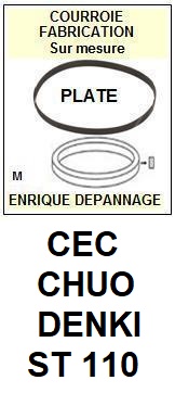 CEC CHUO DENKI-ST110-COURROIES-COMPATIBLES