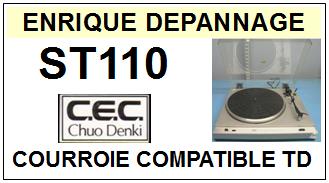 CEC CHUO DENKI-ST110-COURROIES-COMPATIBLES