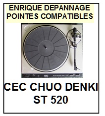 CEC CHUO DENKI-ST520-POINTES-DE-LECTURE-DIAMANTS-SAPHIRS-COMPATIBLES