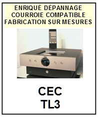 CEC-TL3 DRIVER CD-COURROIES-COMPATIBLES