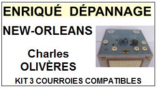 CHARLES OLIVERES-NEW-ORLEANS-COURROIES-ET-KITS-COURROIES-COMPATIBLES