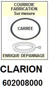 FICHE-DE-VENTE-COURROIES-COMPATIBLES-CLARION-602008000 602-0080-00