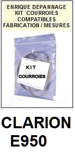 CLARION-E950-COURROIES-ET-KITS-COURROIES-COMPATIBLES