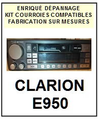 CLARION-E950-COURROIES-COMPATIBLES
