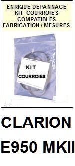 CLARION-E950MKII E950 MKII-COURROIES-ET-KITS-COURROIES-COMPATIBLES