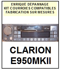CLARION-E950MKII E950 MKII-COURROIES-ET-KITS-COURROIES-COMPATIBLES