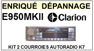 CLARION-E950MKII E950 MKII-COURROIES-ET-KITS-COURROIES-COMPATIBLES