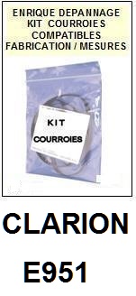 CLARION-E951-COURROIES-COMPATIBLES