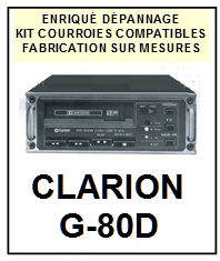 CLARION-G80D G-80D-COURROIES-COMPATIBLES