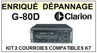 CLARION-G80D G-80D-COURROIES-ET-KITS-COURROIES-COMPATIBLES