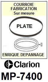 CLARION-MP7400G MP-7400G-COURROIES-ET-KITS-COURROIES-COMPATIBLES