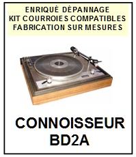 CONNOISSEUR-BD2A-COURROIES-COMPATIBLES