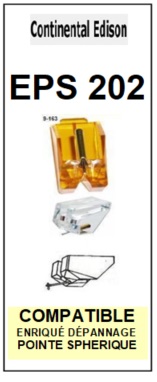 CONTINENTAL EDISON-EPS202-POINTES-DE-LECTURE-DIAMANTS-SAPHIRS-COMPATIBLES