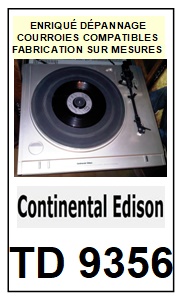 CONTINENTAL EDISON-TD9356-COURROIES-ET-KITS-COURROIES-COMPATIBLES