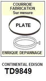 CONTINENTAL EDISON-TD9849-COURROIES-ET-KITS-COURROIES-COMPATIBLES