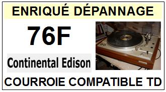 CONTINENTAL EDISON-76F-COURROIES-COMPATIBLES