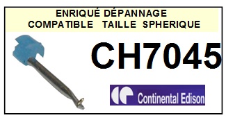CONTINENTAL EDISON CH7045   <br>Pointe sphrique pour tourne-disques (<B>sphrical stylus</b>)<SMALL> 2016-07</SMALL>