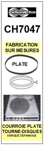 CONTINENTAL EDISON-CH7047-COURROIES-ET-KITS-COURROIES-COMPATIBLES