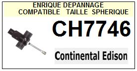 CONTINENTAL EDISON-CH7746-POINTES-DE-LECTURE-DIAMANTS-SAPHIRS-COMPATIBLES