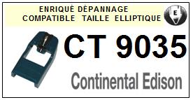 CONTINENTAL EDISON Platine CT9035  Pointe diamant elliptique <BR><small>se 2014-09</small>