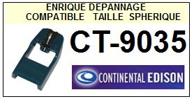 CONTINENTAL EDISON Platine CT9035  Pointe diamant sphrique <BR><small>se 2014-09</small>