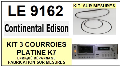 CONTINENTAL EDISON-LE9162-COURROIES-ET-KITS-COURROIES-COMPATIBLES