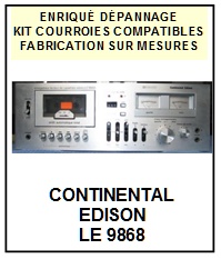 CONTINENTAL EDISON-LE9868-COURROIES-COMPATIBLES