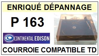 CONTINENTAL EDISON-P163-COURROIES-ET-KITS-COURROIES-COMPATIBLES