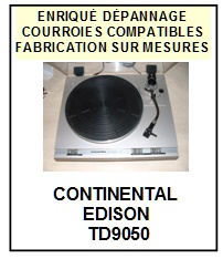 CONTINENTAL EDISON-TD9050-COURROIES-COMPATIBLES