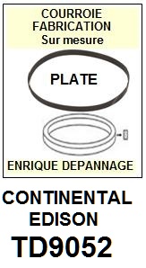 CONTINENTAL EDISON-TD9052-COURROIES-ET-KITS-COURROIES-COMPATIBLES