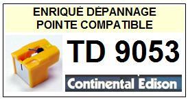 CONTINENTAL EDISON-TD9053-POINTES-DE-LECTURE-DIAMANTS-SAPHIRS-COMPATIBLES