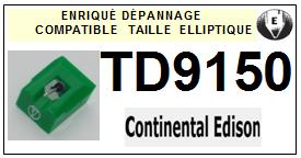 CONTINENTAL EDISON-TD9150-POINTES-DE-LECTURE-DIAMANTS-SAPHIRS-COMPATIBLES