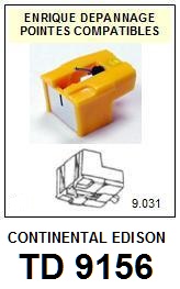 CONTINENTAL EDISON  TD9156 <br>Pointe sphrique pour tourne-disques (<b>sphrical stylus</b>)<small> 2016-02</small>