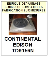 CONTINENTAL EDISON-CONTINENTAL EDISON TD9156N  Courroie pla-COURROIES-COMPATIBLES