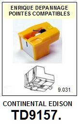 CONTINENTAL EDISON-TD9157  (2°MONTAGE)-POINTES-DE-LECTURE-DIAMANTS-SAPHIRS-COMPATIBLES