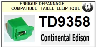 CONTINENTAL EDISON-TD9358-POINTES-DE-LECTURE-DIAMANTS-SAPHIRS-COMPATIBLES