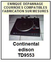 CONTINENTAL EDISON-TD9553-COURROIES-COMPATIBLES
