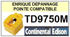 CONTINENTAL EDISON Platine  TD9750M    Pointe de lecture Compatible diamant sphrique