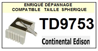 CONTINENTAL EDISON-TD9753-POINTES-DE-LECTURE-DIAMANTS-SAPHIRS-COMPATIBLES