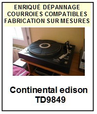 CONTINENTAL EDISON-TD9849-COURROIES-ET-KITS-COURROIES-COMPATIBLES