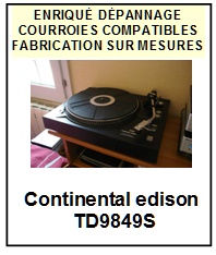 CONTINENTAL EDISON-TD9849S-COURROIES-ET-KITS-COURROIES-COMPATIBLES