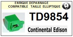 CONTINENTAL EDISON-TD9854 (2MONTAGE)-POINTES-DE-LECTURE-DIAMANTS-SAPHIRS-COMPATIBLES